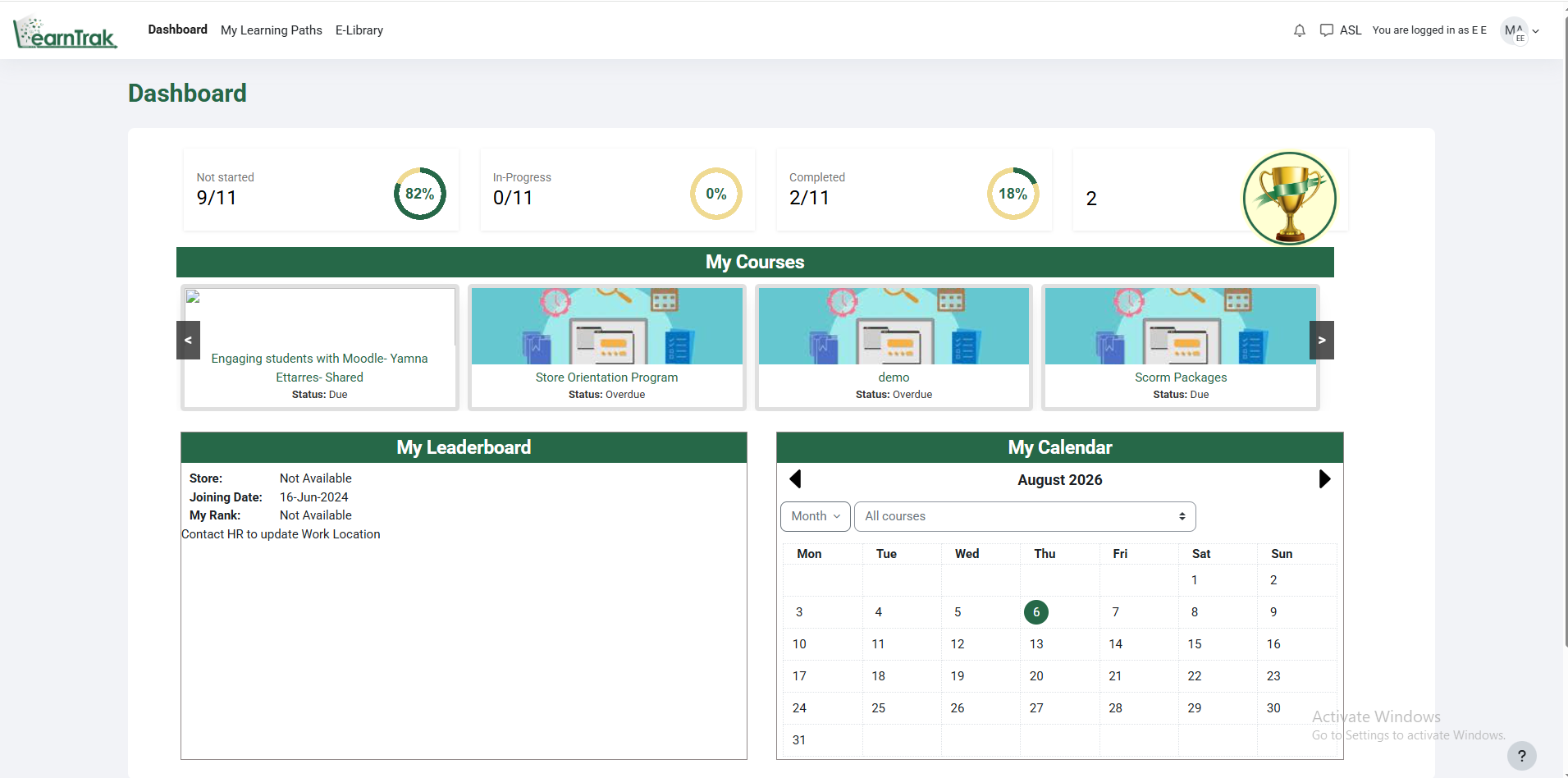 Student Dashboard