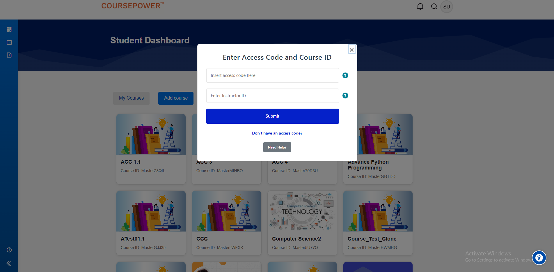Access Code Management