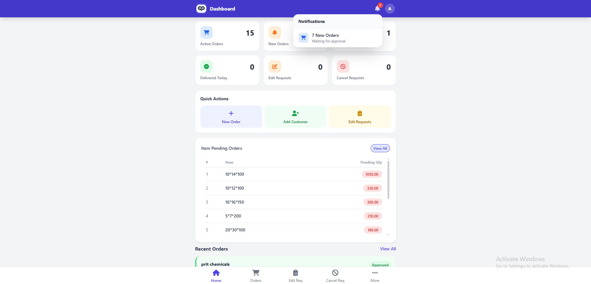 Real-Time Notifications